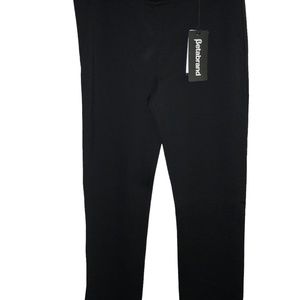 Betabrand Black Straight Leg Yoga Dress Pants Size M